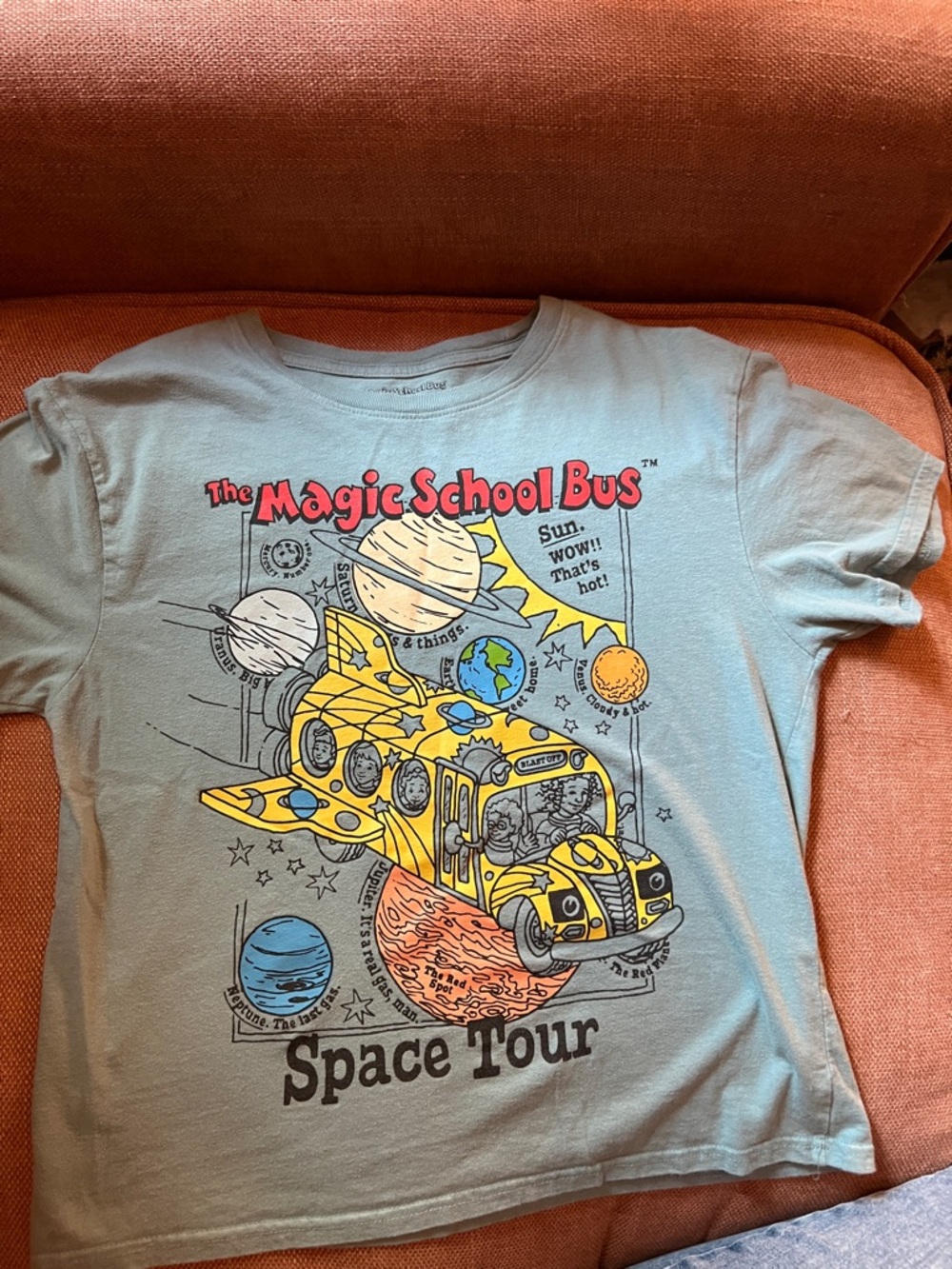 Space Tour Short Sleeve Tee - Light Blue